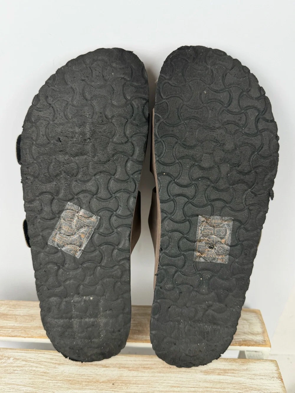 Lucky Brand Blanc M Mar Men’s Double strap slide sandals size 10M